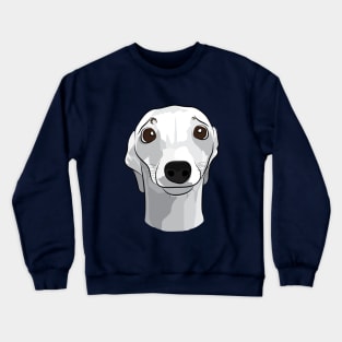 White Greyhound Crewneck Sweatshirt